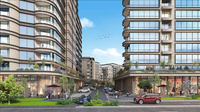 New residence with a swimming pool and green areas close to a highway, Istanbul, Turkey — photo 12