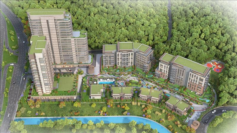 New residence with a swimming pool and green areas close to a highway, Istanbul, Turkey — photo 18