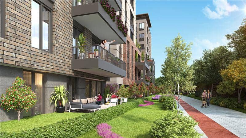 New residence with a swimming pool and green areas close to a highway, Istanbul, Turkey — photo 8