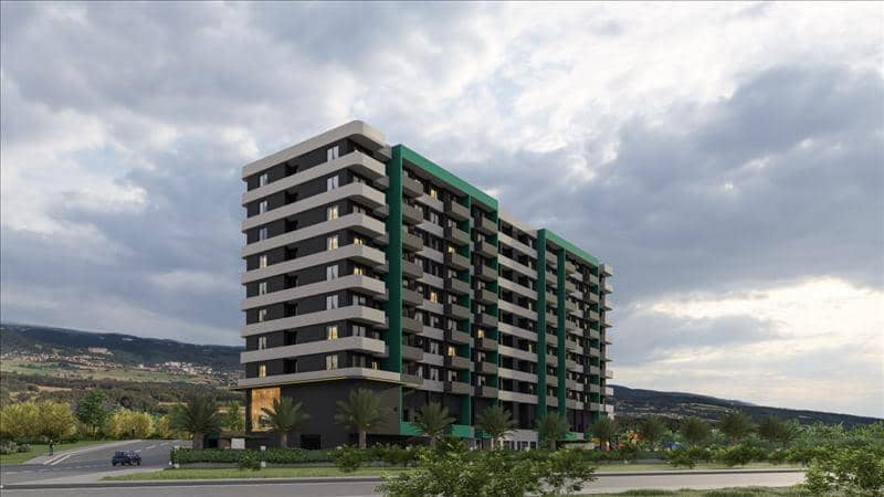 New residence with a swimming pool and an underground parking at 550 meters from the sea, Mersin, Turkey — photo 13