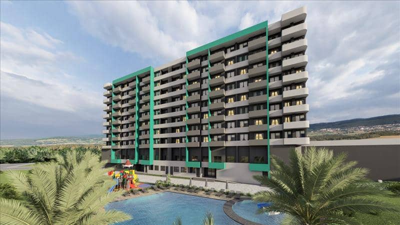 New residence with a swimming pool and an underground parking at 550 meters from the sea, Mersin, Turkey — photo 2