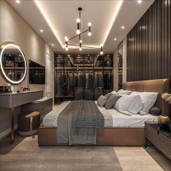 New residence with a swimming pool and an underground parking at 550 meters from the sea, Mersin, Turkey — photo 8