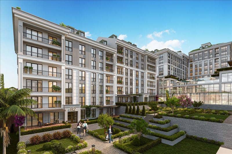 Residential complex with a swimming pool and around-the-clock security close to the beach, Istanbul, Turkey — photo 12