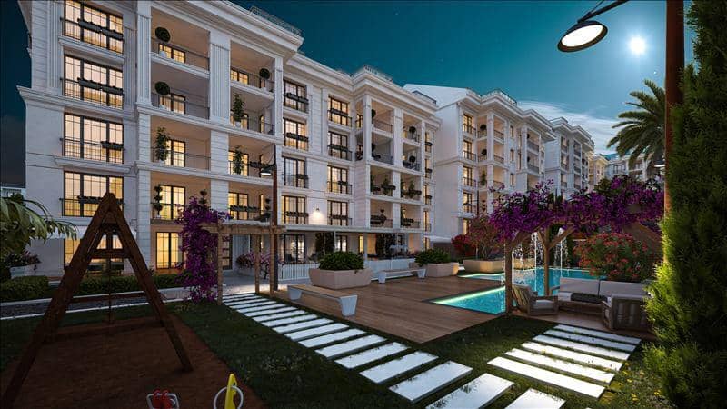 Residential complex with a swimming pool and around-the-clock security close to the beach, Istanbul, Turkey — photo 8