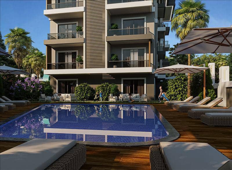New residence with a swimming pool and a kids' park close to the sea, Alanya, Turkey — photo 15