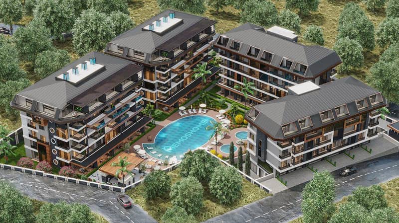 New residence with panoramic views, Oba, Alanya, Turkey — photo 2