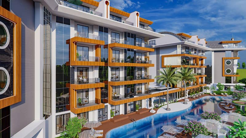 New residence with swimming pools and spa centers, Oba, Alanya, Turkey — photo 16