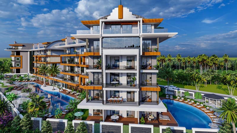 New residence with swimming pools and spa centers, Oba, Alanya, Turkey — photo 19