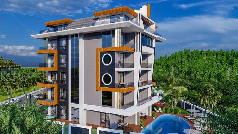 New residence with swimming pools and spa centers, Oba, Alanya, Turkey — photo 21