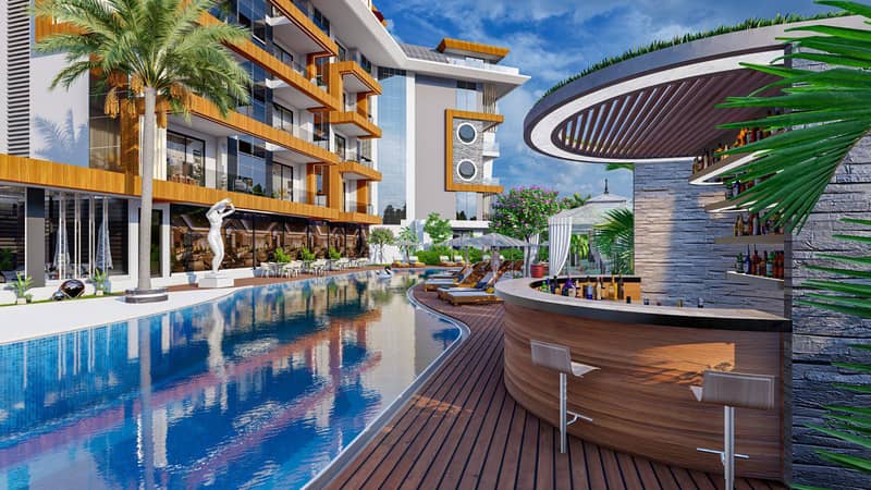 New residence with swimming pools and spa centers, Oba, Alanya, Turkey — photo 15
