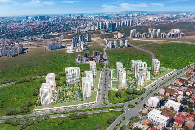 New residence with a swimming pool, green areas and a fitness center close to a highway, Istanbul, Turkey — photo 7