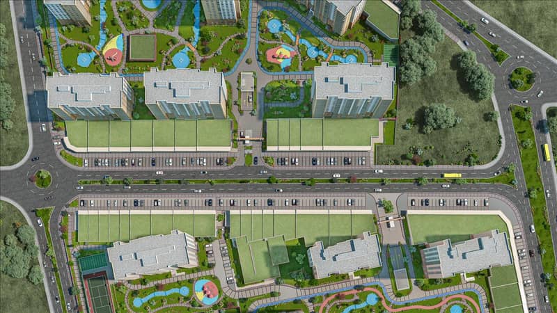 New residence with a swimming pool, green areas and a fitness center close to a highway, Istanbul, Turkey — photo 14