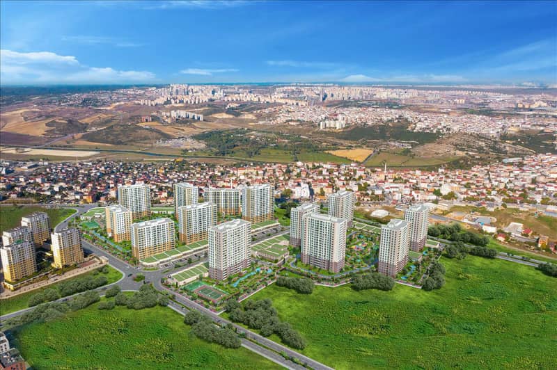 New residence with a swimming pool, green areas and a fitness center close to a highway, Istanbul, Turkey — photo 8
