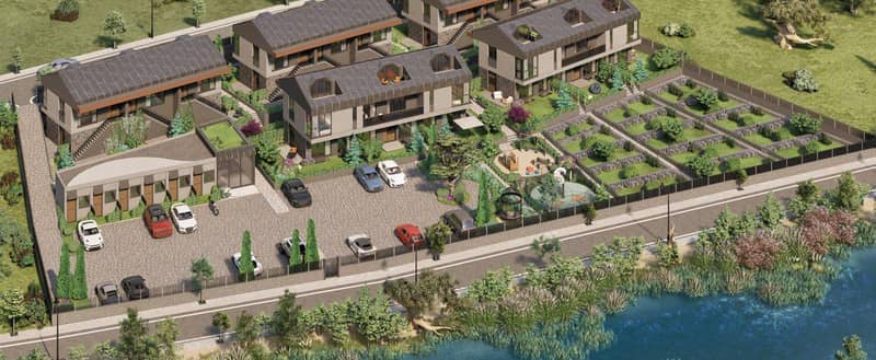 Residential complex with a garden, a lounge area and a kids' playground, Sile, Turkey — photo 9