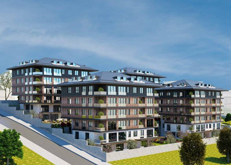 New project with a swimming pool and green areas, 5 minutes away from the coast, Istanbul, Turkey — photo 3