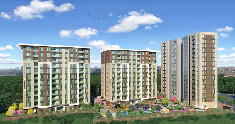 Жилой комплекс с бассейном и фитнес-центром рядом с университетами и автомагистралью Е-5, Стамбул, Турция — фото 2