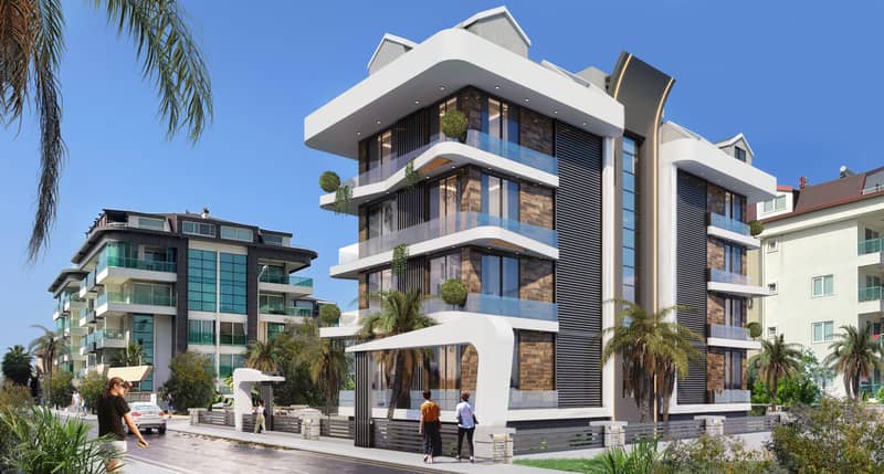 New low-rise residence with swimming pools, lounge areas and a kids' playground in the prestigious area of Kestel, Alanya, Turkey — photo 10