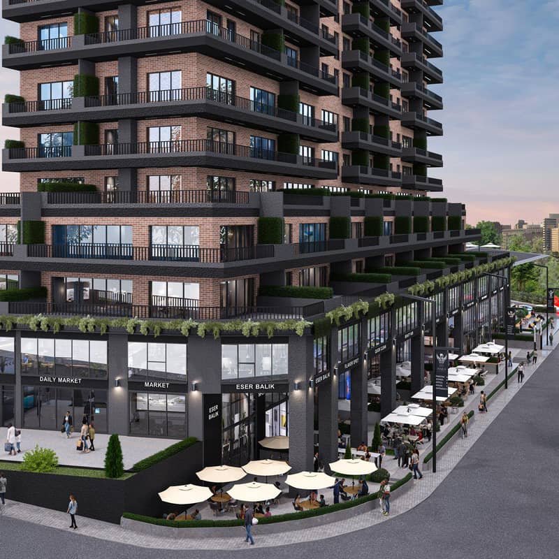 New multifunctional complex close to a metro station and a shopping mall, Istanbul, Turkey — photo 4