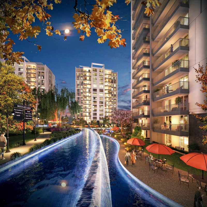 Residential complex with a swimming pool and a lounge area close to the center of Ankara, Turkey — photo 8