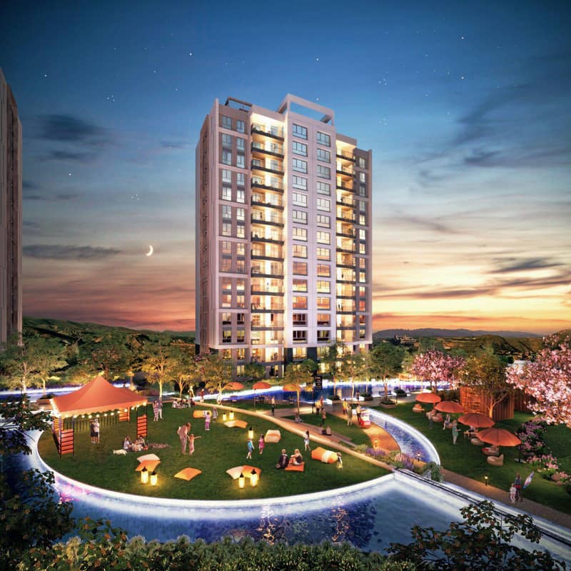 Residential complex with a swimming pool and a lounge area close to the center of Ankara, Turkey — photo 2