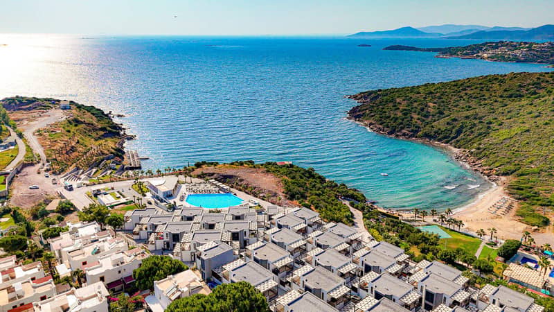Residential complex with a private beach and restaurants, Bodrum, Turkey — photo 19