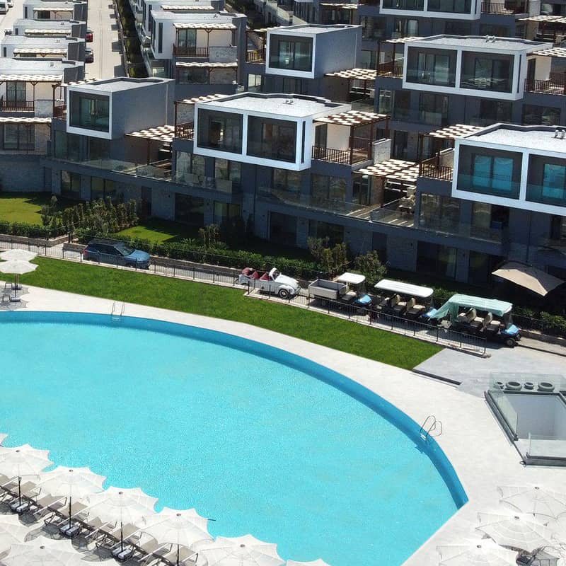 Residential complex with a private beach and restaurants, Bodrum, Turkey — photo 2