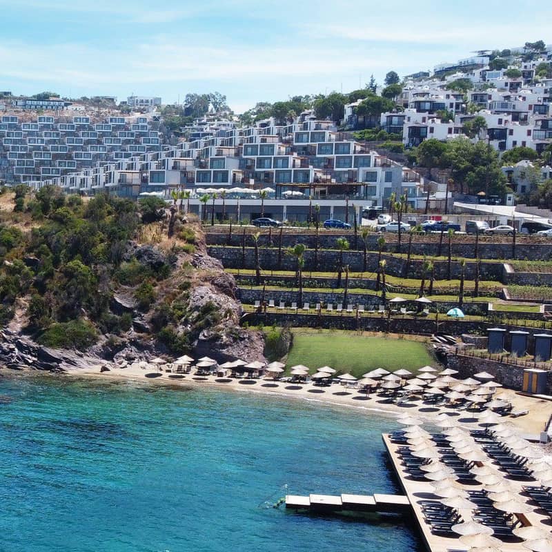 Residential complex with a private beach and restaurants, Bodrum, Turkey — photo 18