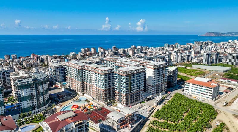 Residential complex with swimming pools, water parks and spa areas, Alanya, Turkey — photo 9