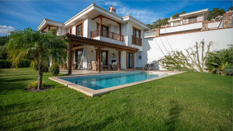 Modern villas with pools, gardens and beautiful views, Akyaka, Mugla, Türkiye — photo 3