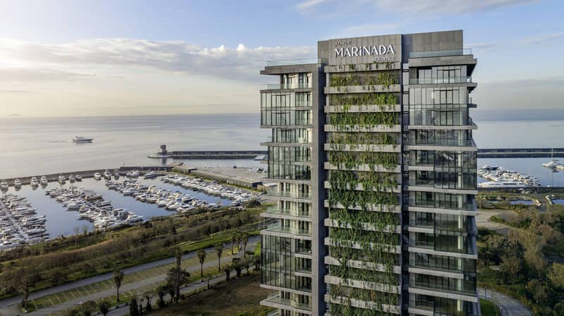 First-class residential complex right by the sea in the Atakoy district of Istanbul, Türkiye — photo 2