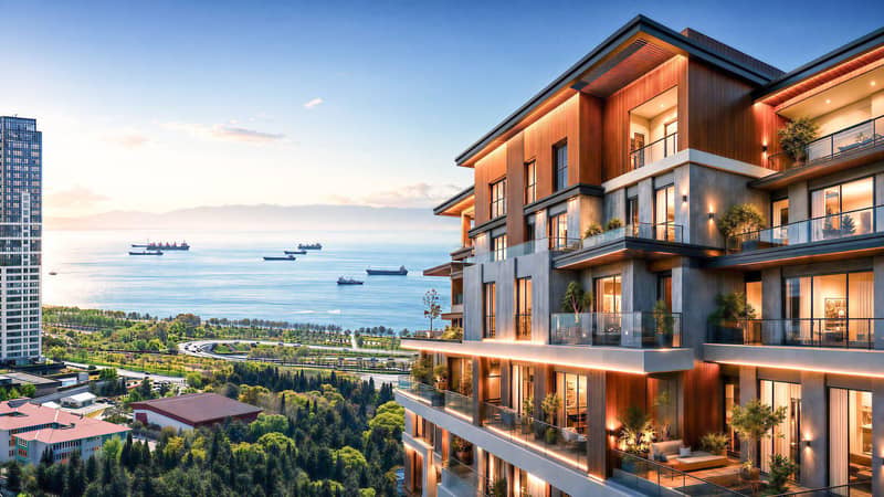 Modern residential complex on the coast of Zeytinburnu, Istanbul, Türkiye — photo 2