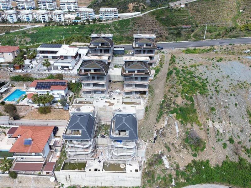 New boutique villa complex with swimming pools, sauna, sea and mountain views in Kargicak, Alanya, Türkiye — photo 62