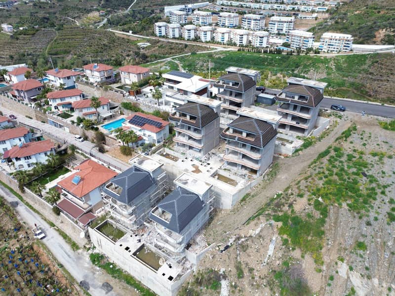 New boutique villa complex with swimming pools, sauna, sea and mountain views in Kargicak, Alanya, Türkiye — photo 61