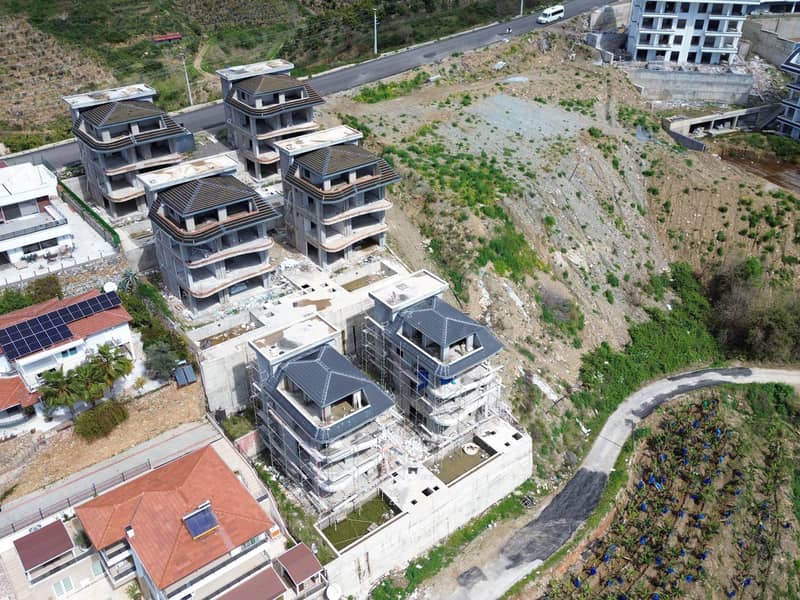 New boutique villa complex with swimming pools, sauna, sea and mountain views in Kargicak, Alanya, Türkiye — photo 63