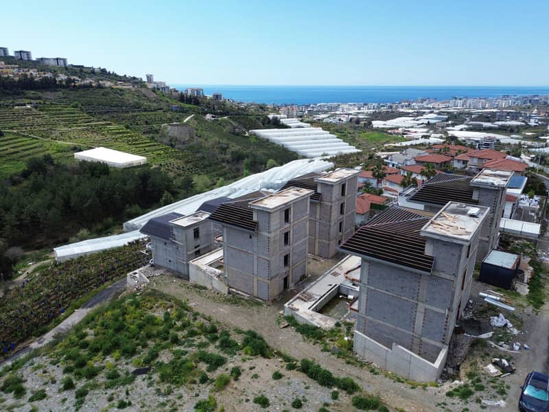 New boutique villa complex with swimming pools, sauna, sea and mountain views in Kargicak, Alanya, Türkiye — photo 60