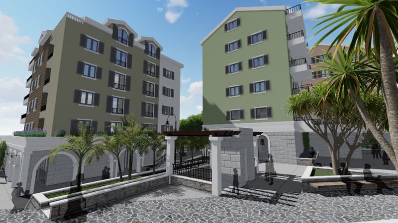 Apartments in a New Complex in Tivat — photo 1