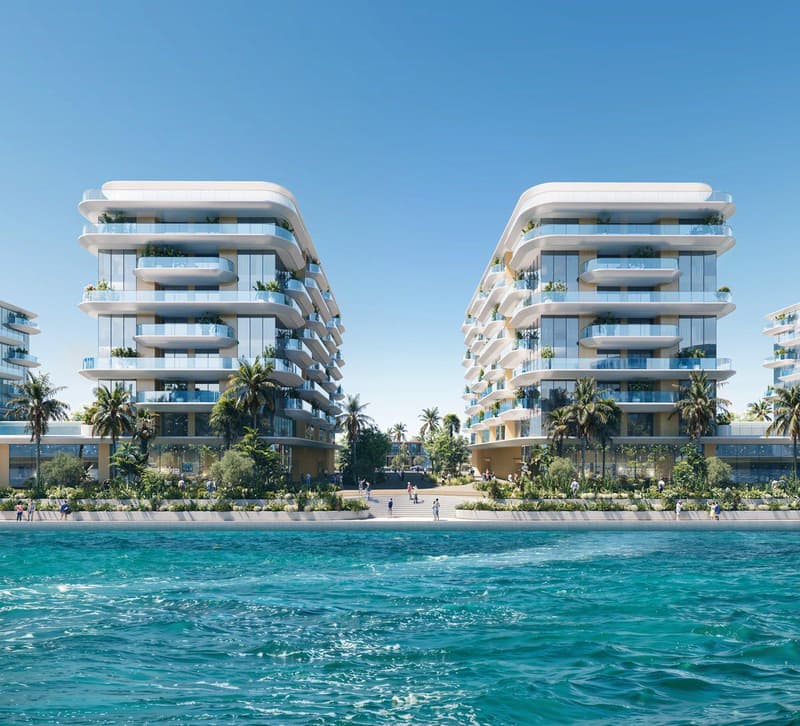 New project with a lagoon and a promenade close to Abu Dhabi International Airport, UAE — photo 1