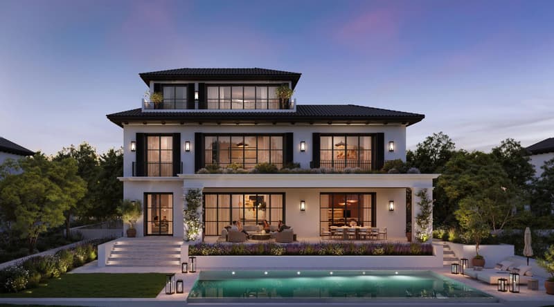 3 новые виллы в ЖК Hudayriyat Golf Estates в Абу-Даби — фото 1