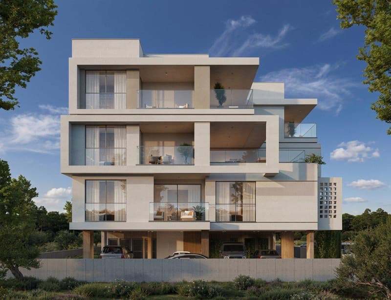 5 new flats in residential complex in Kato Paphos — photo 1