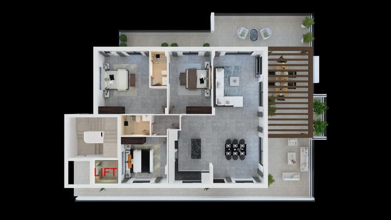 Premium residence in a quiet area, in the center of Paphos, Cyprus — photo 1