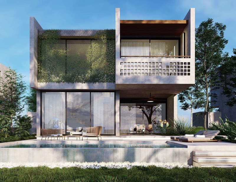 Modern complex of villas and townhouses in a prestigious area, Konia, Paphos, Cyprus — photo 1