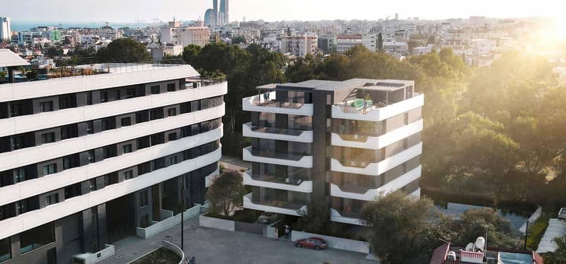 New stylish residential complex at 500 meters from the beach, Germasogeia, Cyprus — photo 1