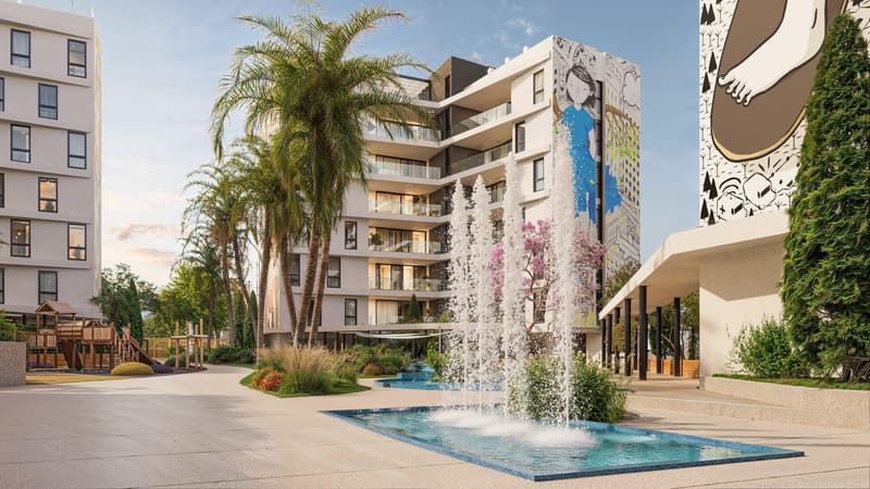 Apartments in a gated community with pool and gardens close to the beach and city center, Limassol, Cyprus — photo 1