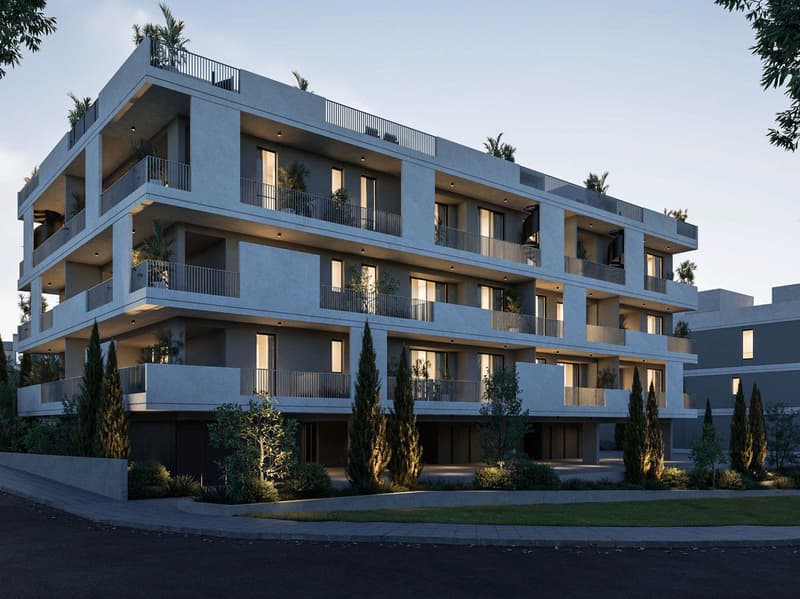 Residential complex with a swimming pool near a school, Agios Athanasios, Cyprus — photo 1