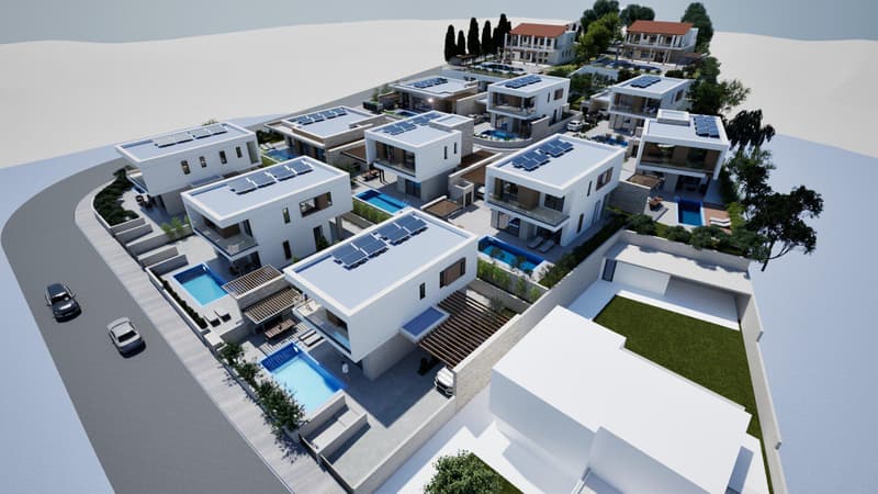 2 new villas in residential complex in Tala — photo 1