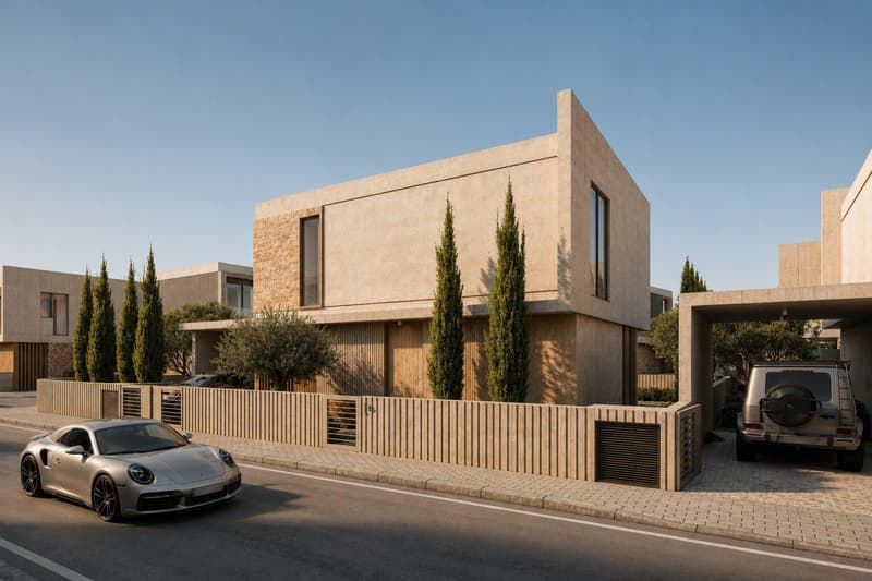 3 new villas in residential complex in Paphos — photo 1
