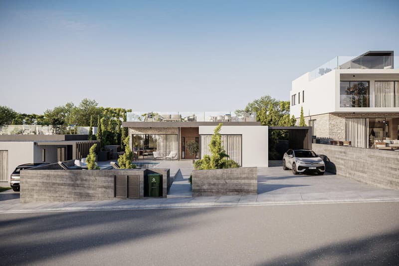 Luxury villas with pools and panoramic sea views in Tala, Paphos, Cyprus — photo 1