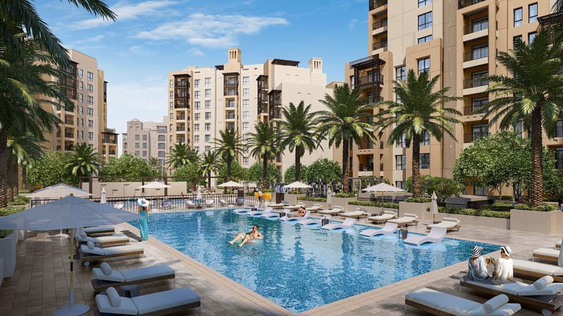 New residential complex MJL Lamaa with kindergartens and a park close to the highways and a beach, MJL, Dubai, UAE — photo 1