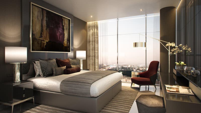 Aykon Heights residential complex with views of the harbor, water channel and city, Business Bay, Dubai, UAE — photo 1