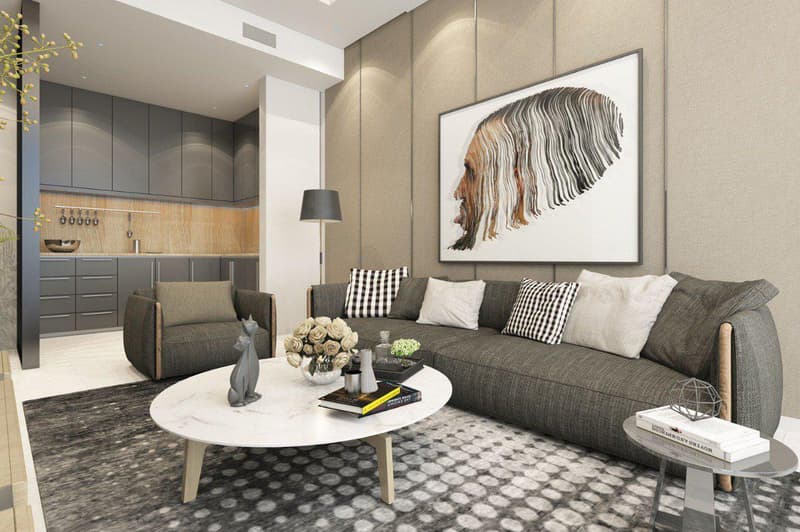 High-rise residence Cloud Tower with swimming pools and sports grounds in the city center, JVT, Dubai, UAE — photo 1